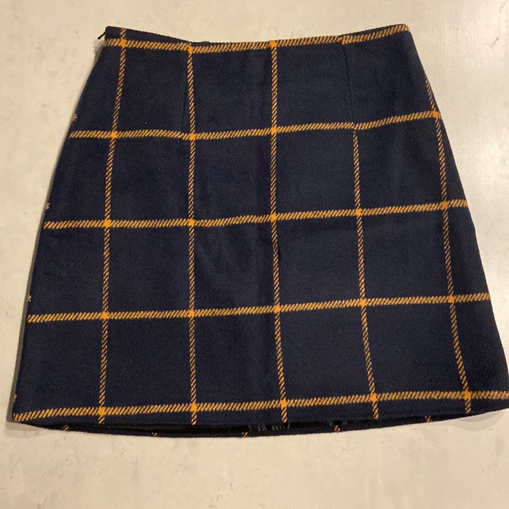Plaid Mini Skirt